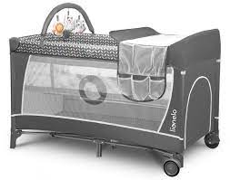 Манеж-кровать Lionelo Flower Grey Scandi(PS) — изображение 17
