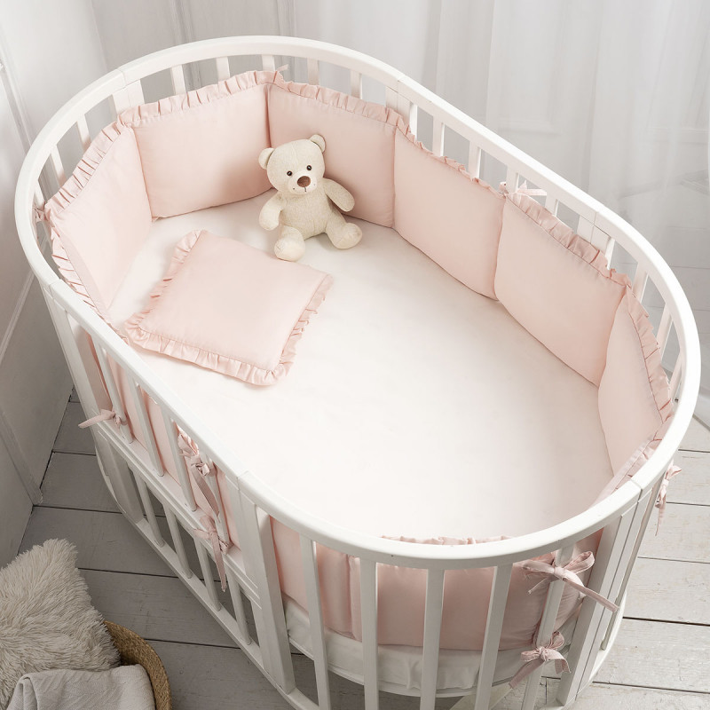 Protecție pentru patuț Perina Lovely Dream (LD1/4-04.7) Roz - imagine 2