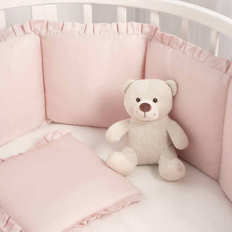 Protecție pentru patuț Perina Lovely Dream (LD1/4-04.7) Roz - imagine 3