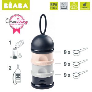 Recipient lapte praf Beaba Bleumarin B911669 - imagine 3