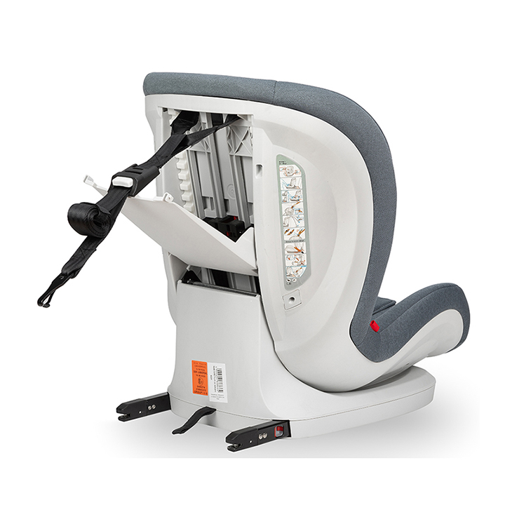 Scaun auto 9-36 kg MoMi SAFETYLUX Gray – Pink - imagine 5