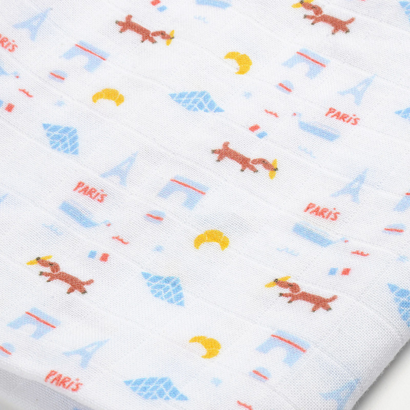 [:ru]Набор из 3 пеленок Beaba Organic Cotton Muslin 70×70 см. Paris Blue B920342[:ro]Set 3 Museline Beaba bumbac organic 70×70 cm Paris Blue B920342[:] - imagine 4