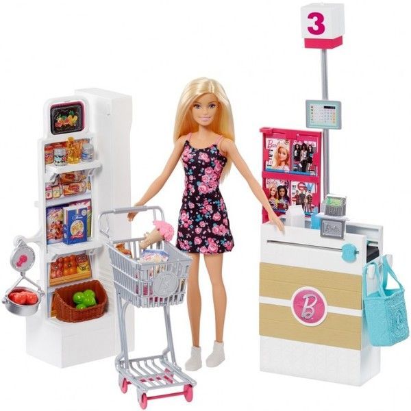 [:ru]Набор с куклой Barbie "В супермаркете"[:ro]Set Papusa Barbie „Supermarket”[:] - imagine 3