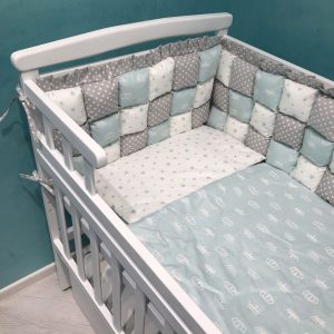 Set de lenjerie BomBon Coroane sur - mentol