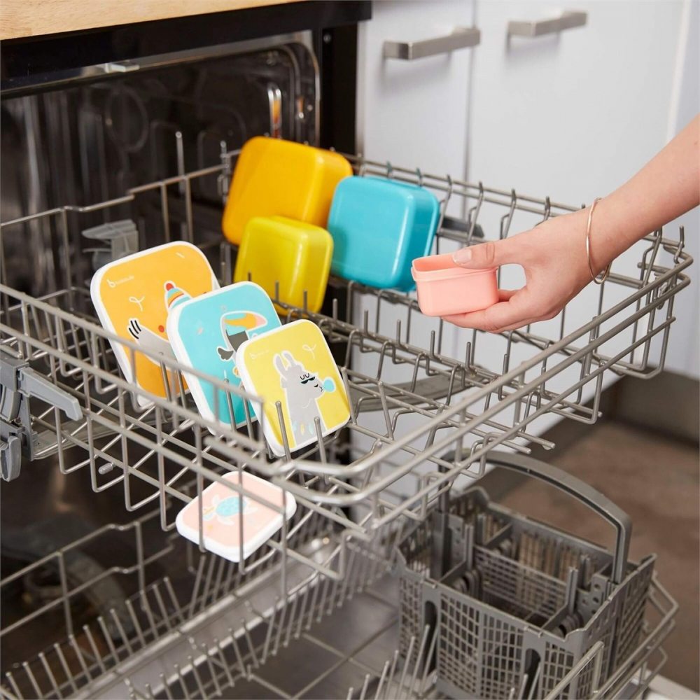 Set cutii depozitare alimente Badabulle, 4 buc. (B005800) - imagine 2