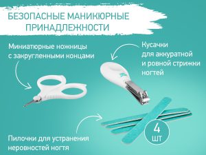 Набор гигиены Roxy Kids, Бирюзовый (RHS-001) - изображение 3