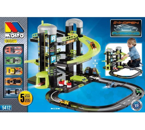 [:ru]Игровой набор с 5 машинками "Парковка 3 уровня"[:ro]Set de joc cu 5 mașini "Parcare 3 nivele"[:]