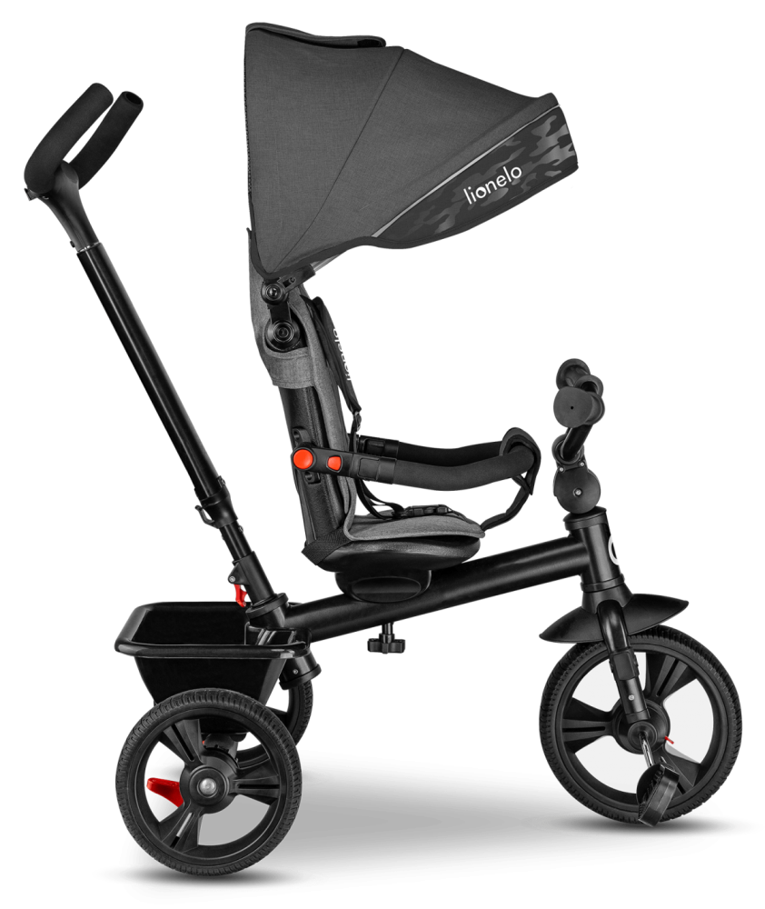 Трехколесные велосипеды Lionelo Haari Stone Grey 00292414 — изображение 8