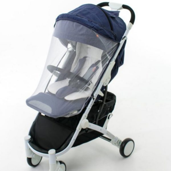Коляска BeneBaby D200 Темный Джинс на светлой раме