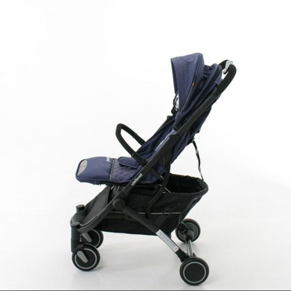 Коляска BeneBaby D200 Темный Джинс на светлой раме