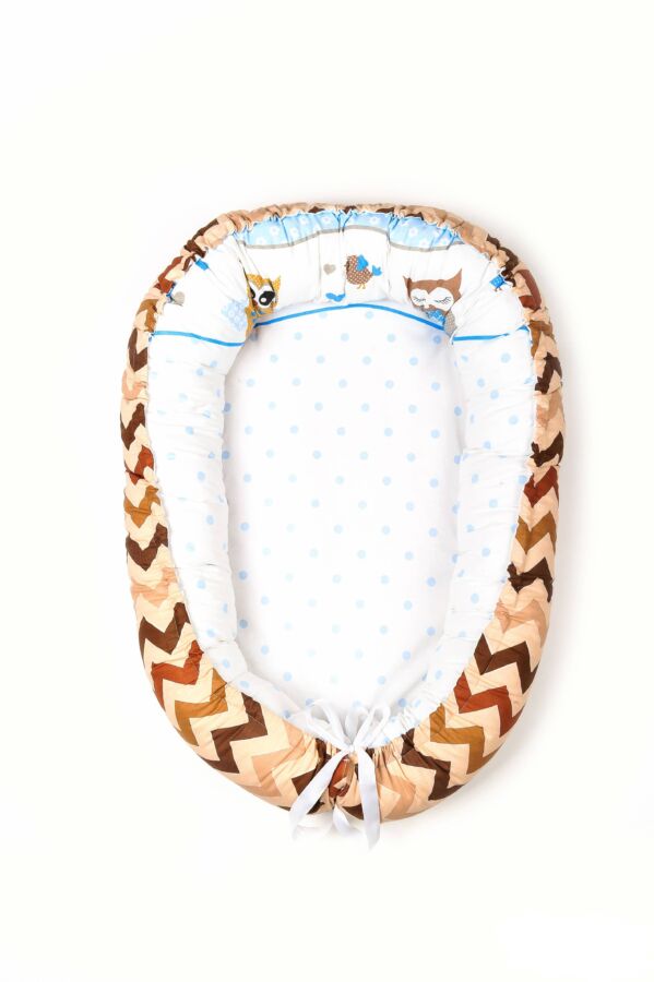 Cuib pentru bebelusi Babynest Bufniță - Zigzag - imagine 2