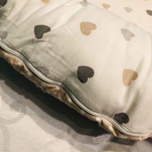 Гнездышко для малыша Babynest Сердечки с горошком бежевый ES - изображение 3