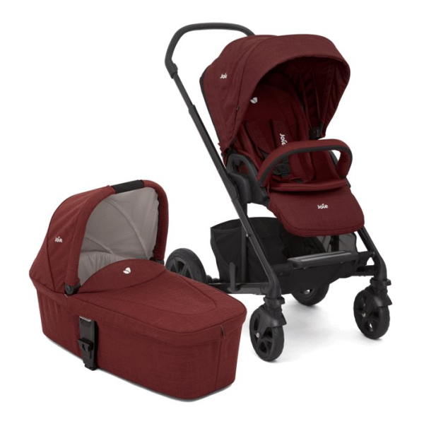 Многофункциональная коляска 2 в 1 Joie Chrome DLX Cranberry (витрина)