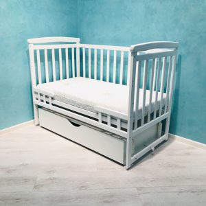 Детская кроватка Fluture с ящиком, цвет Белый - изображение 7