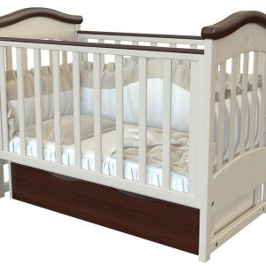 [:ru]Кроватка-диванчик Angelo Lux 4 Айвори/Шоколад[:ro]Pătuc-sofa Angelo Lux 4 cu sertar, Ivory/Ciocolată [:]