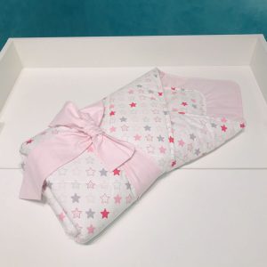 Plic - Plapumă Alb cu steluțe roșu Holala Kids